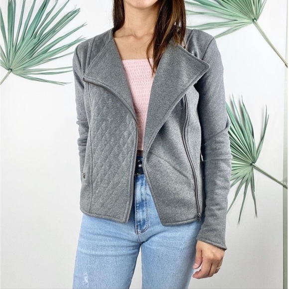 Athleta Moto Quilted Jacket size Small - Picture 2 of 9